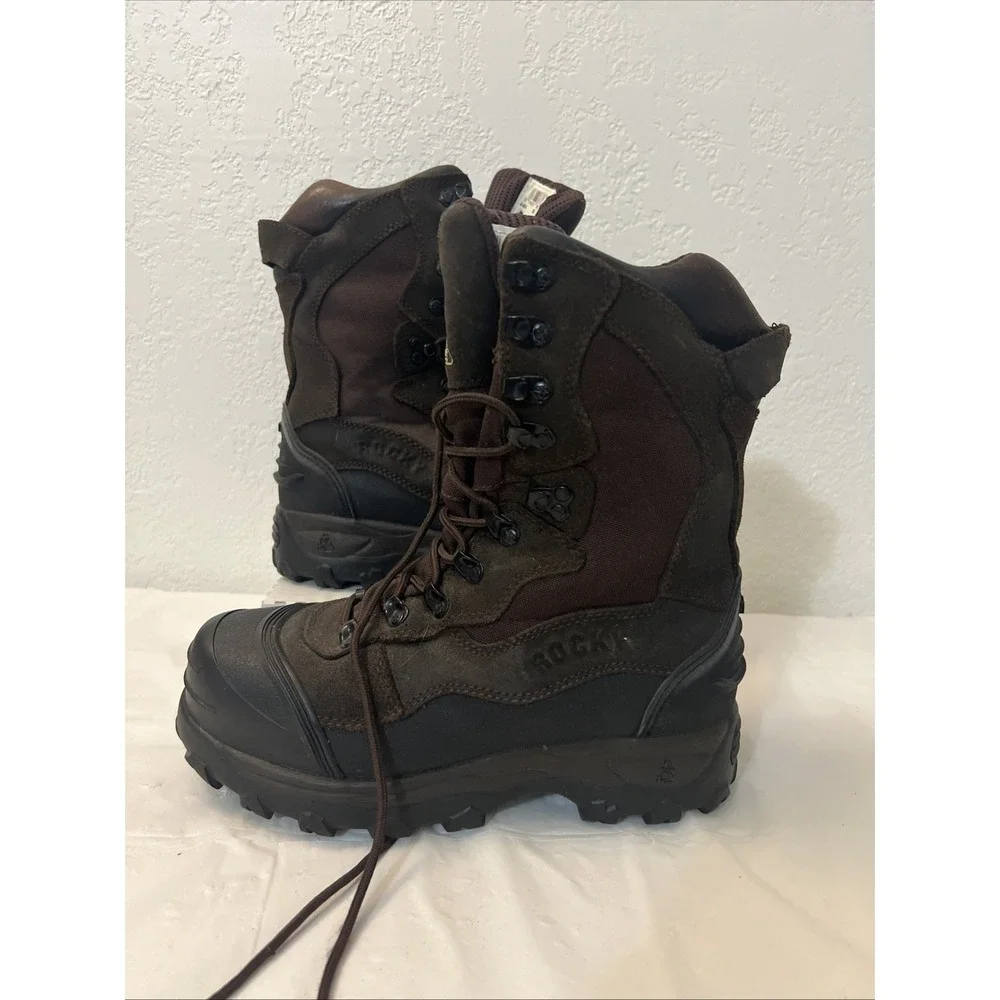 Rocky Blizzard Stalker Waterproof 1200G Insulated Boot Mens Sz 8 Leather 8